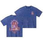 Be The Light Christian Kid Washed T-Shirt