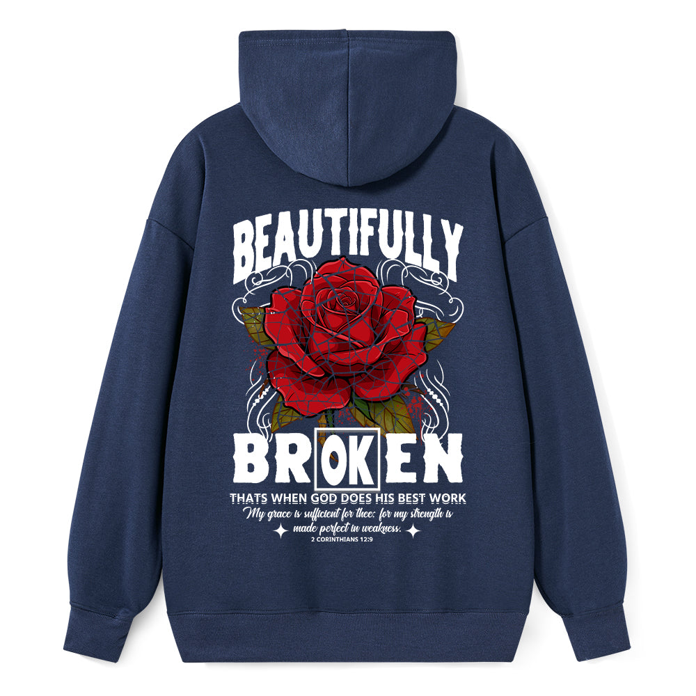 Beautifully Broken Christian Classic Hoodie