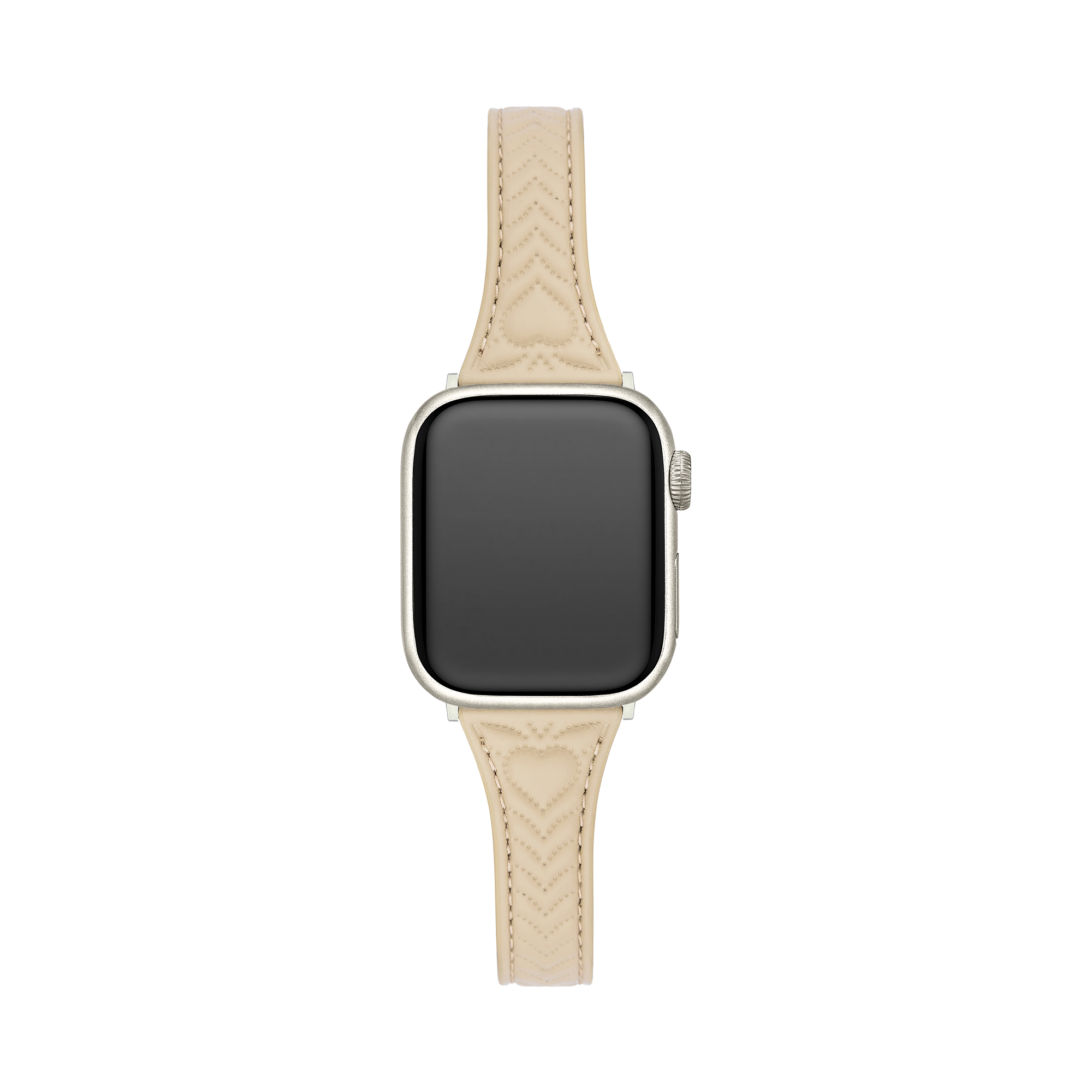 Heart Stitched Leather Watch Band for Apple Watch