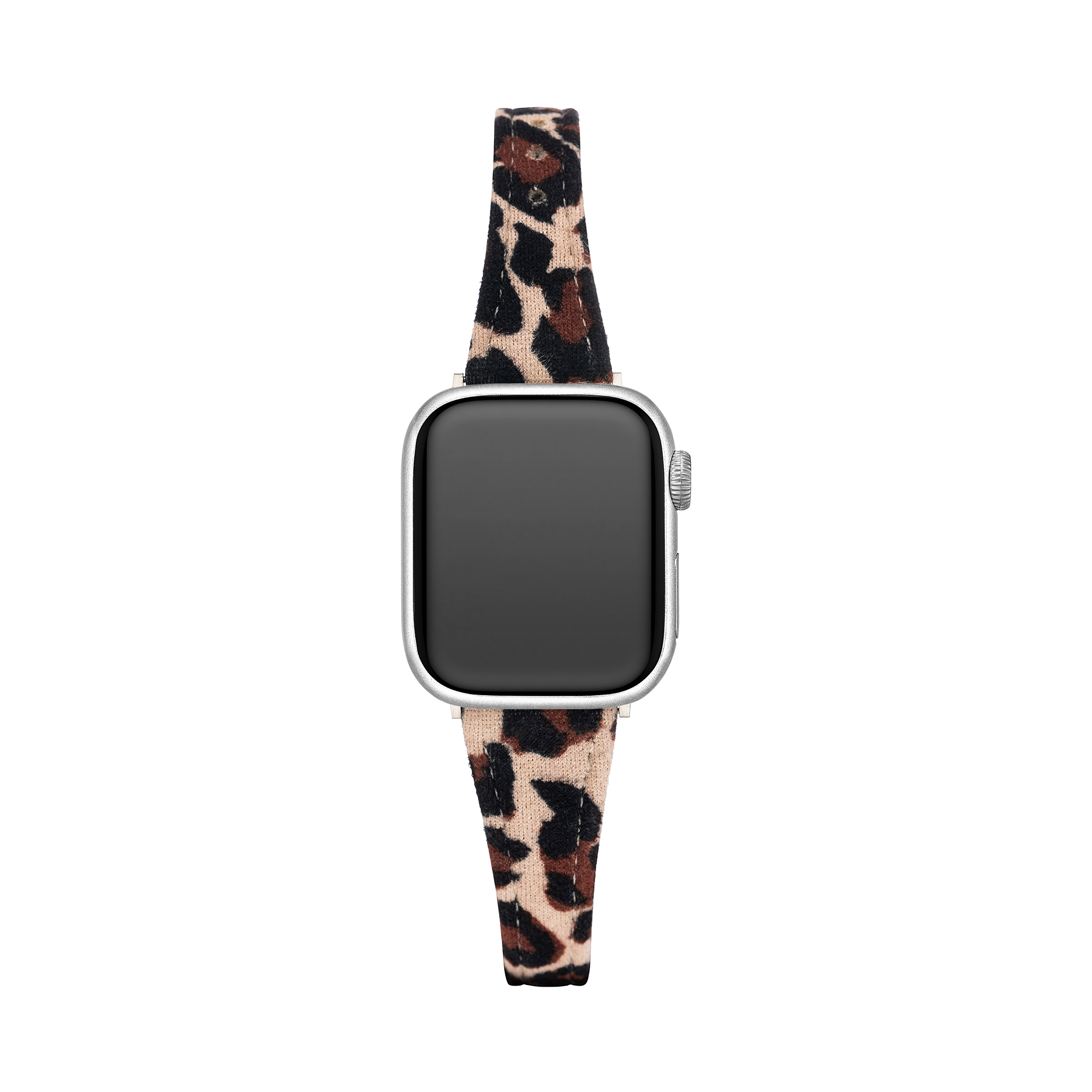 Leopard Suede Watch Band for Apple Watch