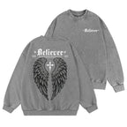 Believer Christian Washed Sweatshirt