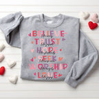 Believe And Trust Christian Sweatshirt