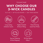 Black Cherry 3-Wick Candle