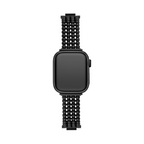 Stainless Steel Beaded Watch Band for Apple Watch
