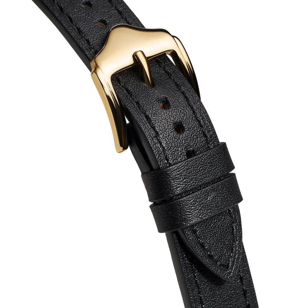 14k Gold / Platinum Plated Bowknot Leather Watch Band for Apple Watch