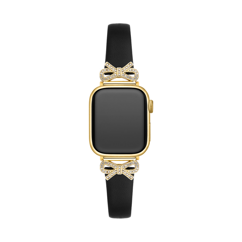 Crystal Bowknot Leather Watch Band for Apple Watch