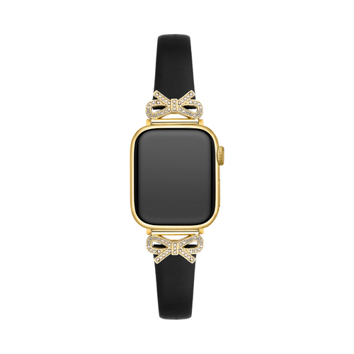 Crystal Bowknot Leather Watch Band for Apple Watch