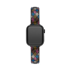 Exotic Diamond Lattice Watch Band
