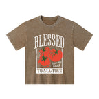 Blessed From My Head To-Ma-Toes Christian Washed T-Shirt