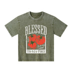 Blessed From My Head To-Ma-Toes Christian Washed T-Shirt