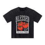 Blessed From My Head To-Ma-Toes Christian Washed T-Shirt