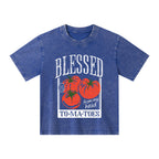 Blessed From My Head To-Ma-Toes Christian Washed T-Shirt