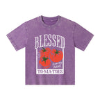 Blessed From My Head To-Ma-Toes Christian Washed T-Shirt