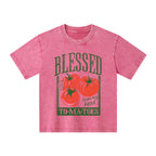 Blessed From My Head To-Ma-Toes Christian Washed T-Shirt