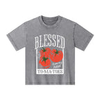 Blessed From My Head To-Ma-Toes Christian Washed T-Shirt
