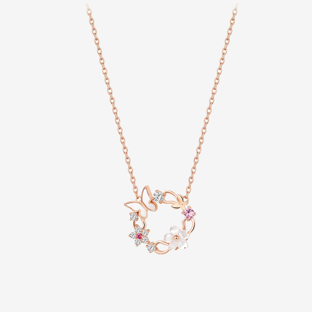 Bloom & Transform Cross Christian Necklace