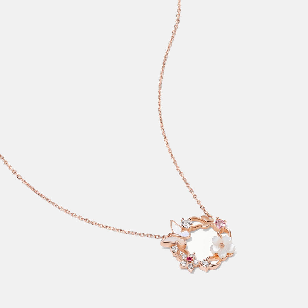 Bloom & Transform Cross Christian Necklace