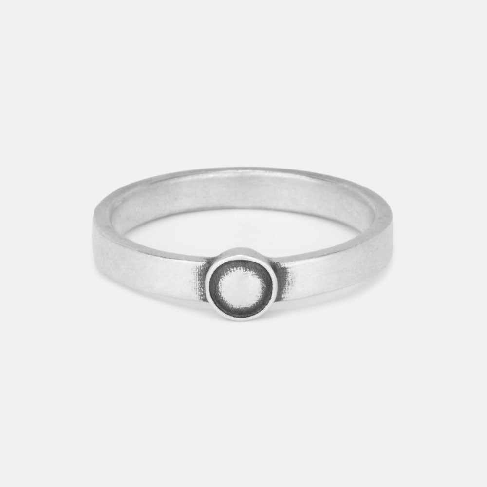 Bloom Where You Are Planted Christian 925 Sterling Silver Ring