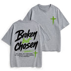 Broken But Chosen Christian Heavy Cotton T-Shirt