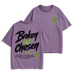 Broken But Chosen Christian Heavy Cotton T-Shirt
