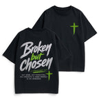 Broken But Chosen Christian Heavy Cotton T-Shirt