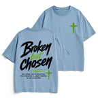 Broken But Chosen Christian Heavy Cotton T-Shirt
