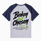 Broken But Chosen Christian Raglan Sleeve T-Shirt