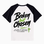 Broken But Chosen Christian Raglan Sleeve T-Shirt
