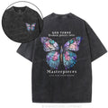 God Turns Broken Pieces Into Masterpieces Christian Washed T-Shirt