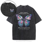God Turns Broken Pieces Into Masterpieces Christian Washed T-Shirt