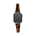 Leopard Suede Watch Band for Apple Watch