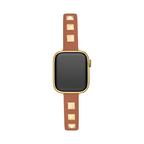 Chic Rivet-Studded Leather Watch Band for Apple Watch
