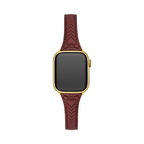 Heart Stitched Leather Watch Band for Apple Watch