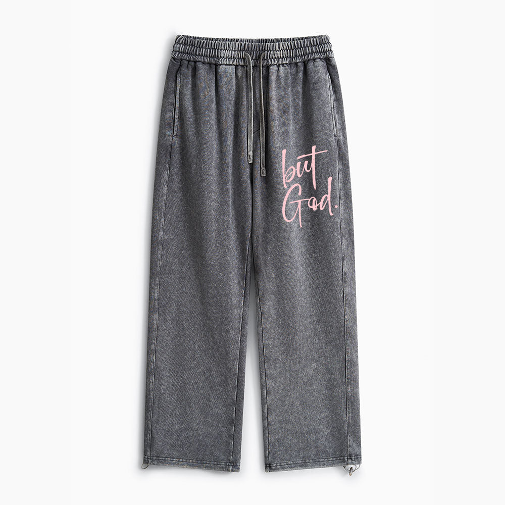But God Christian Washed Sweatpants