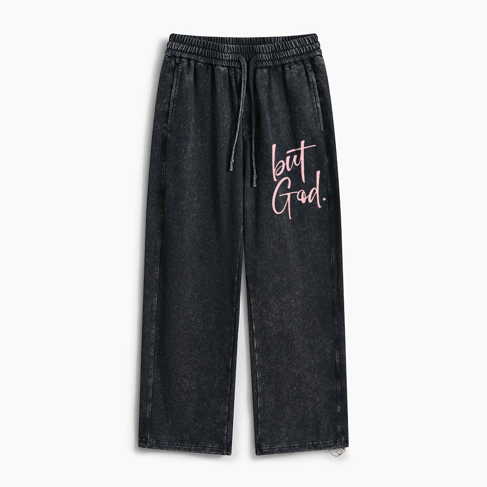 But God Christian Washed Sweatpants