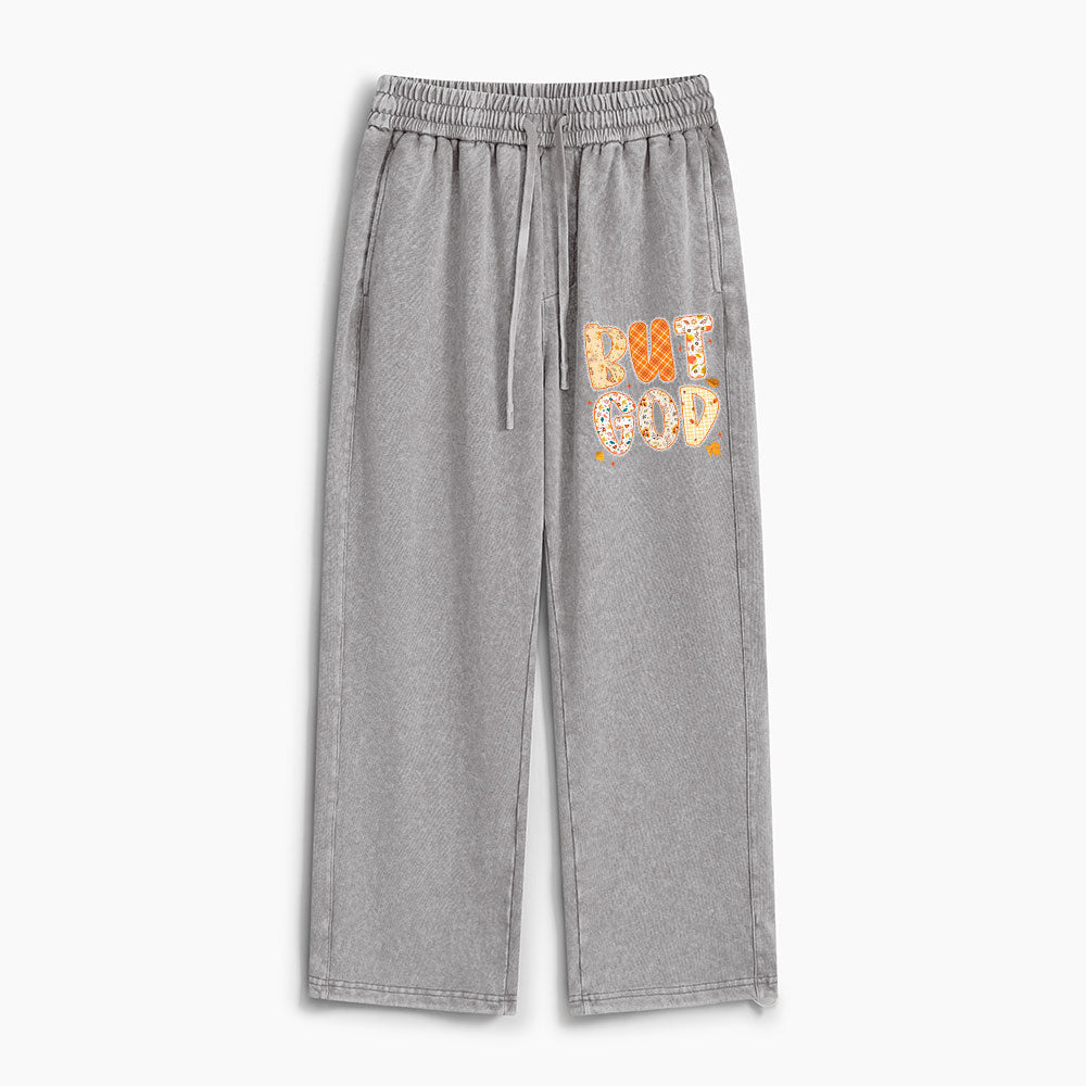But God Christian Washed Sweatpants