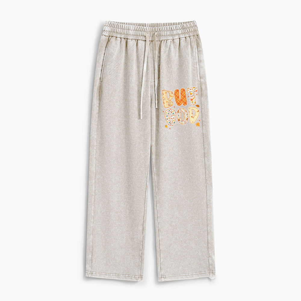 But God Christian Washed Sweatpants