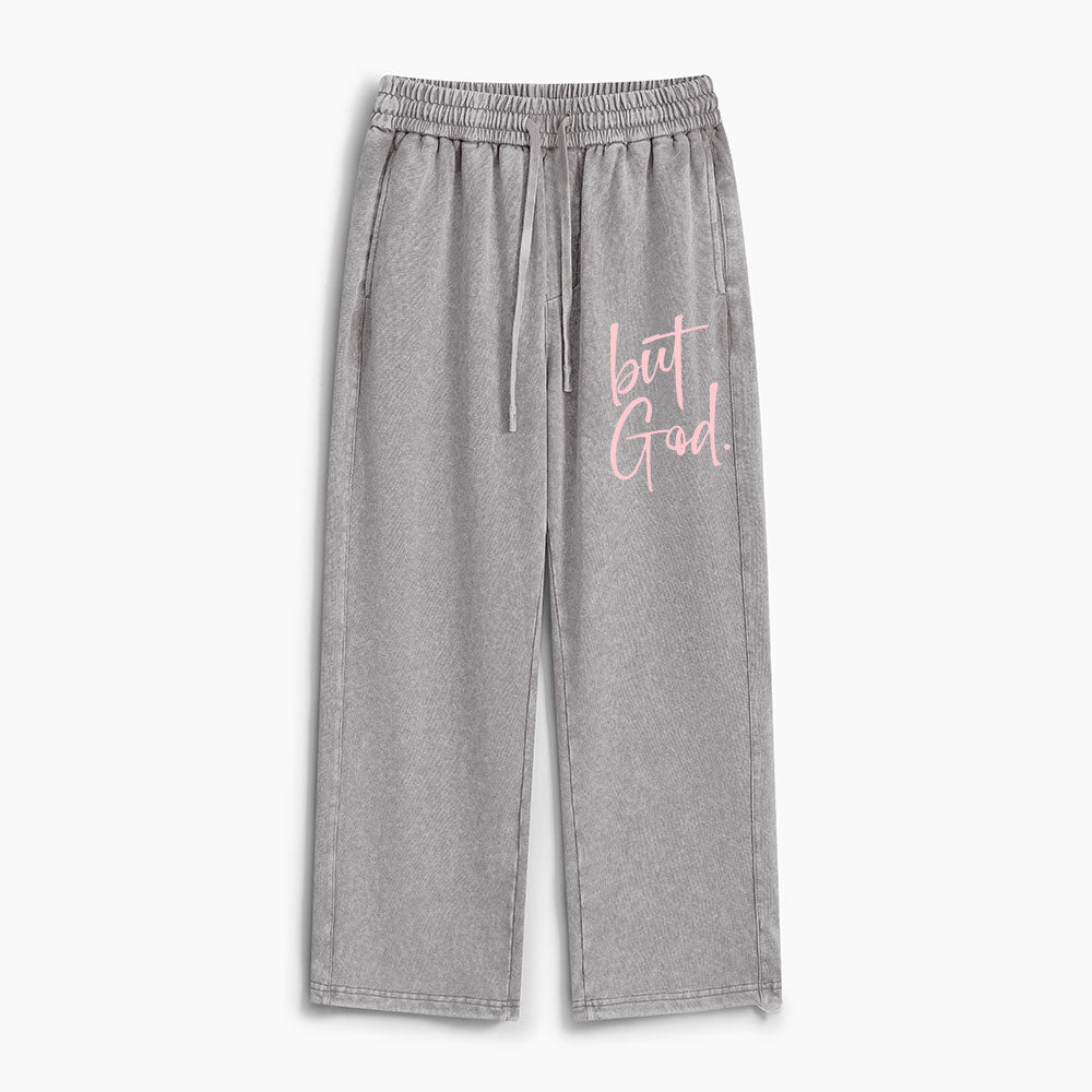 But God Christian Washed Sweatpants