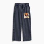 But God Christian Washed Sweatpants
