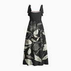 But Seek First His Kingdom Chrisitan Tie Shoulder Maxi Dress