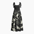 But Seek First His Kingdom Chrisitan Tie Shoulder Maxi Dress