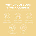 Buttercream Sprinkles 3-Wick Candle