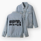 By His Wounds Christian Denim Jacket