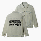 By His Wounds Christian Denim Jacket