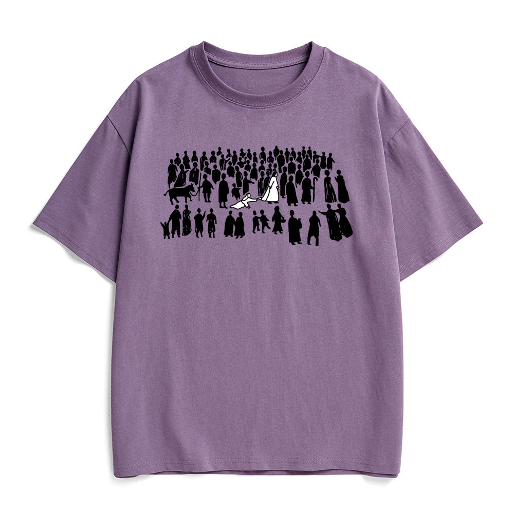 By His Wounds Christian Heavy Cotton T-Shirt