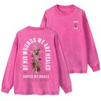 By His Wounds We Are Healed Washed Long Sleeve T-Shirt
