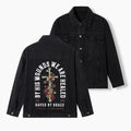 By His Wounds We Are Healed Christian Denim Jacket