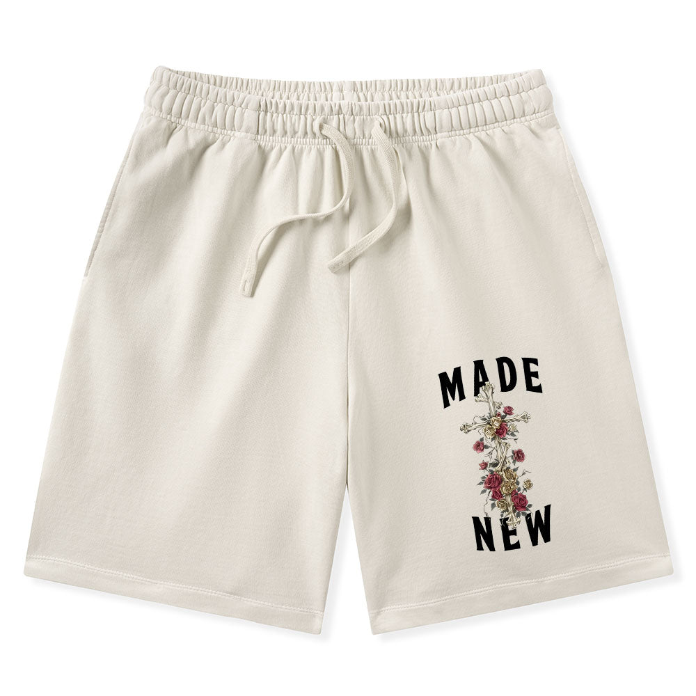 By His Wounds We Are Healed Christian Washed Shorts