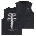 By His Wounds We Are Healed Christian Washed Tank Top