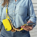 Active Crossbody w/RFID Pouch Spiral Rope